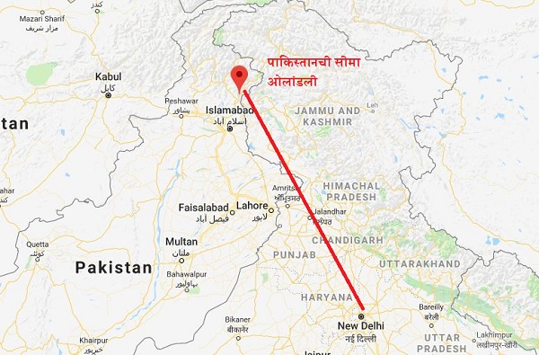 पीओके नाही, पाकिस्तानमध्ये घुसून मारलंय, नकाशावर पाहा