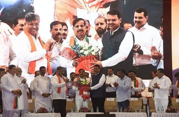 Ganesh Naik joins bjp navi mumbai